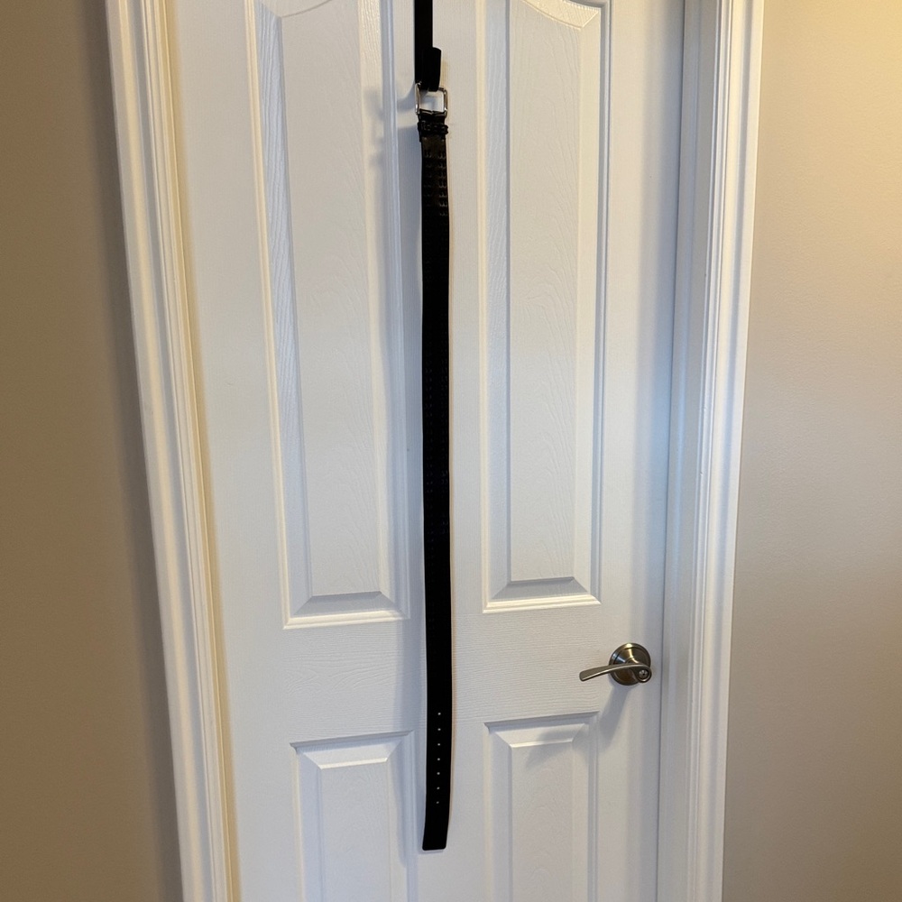 Black Leather Belt